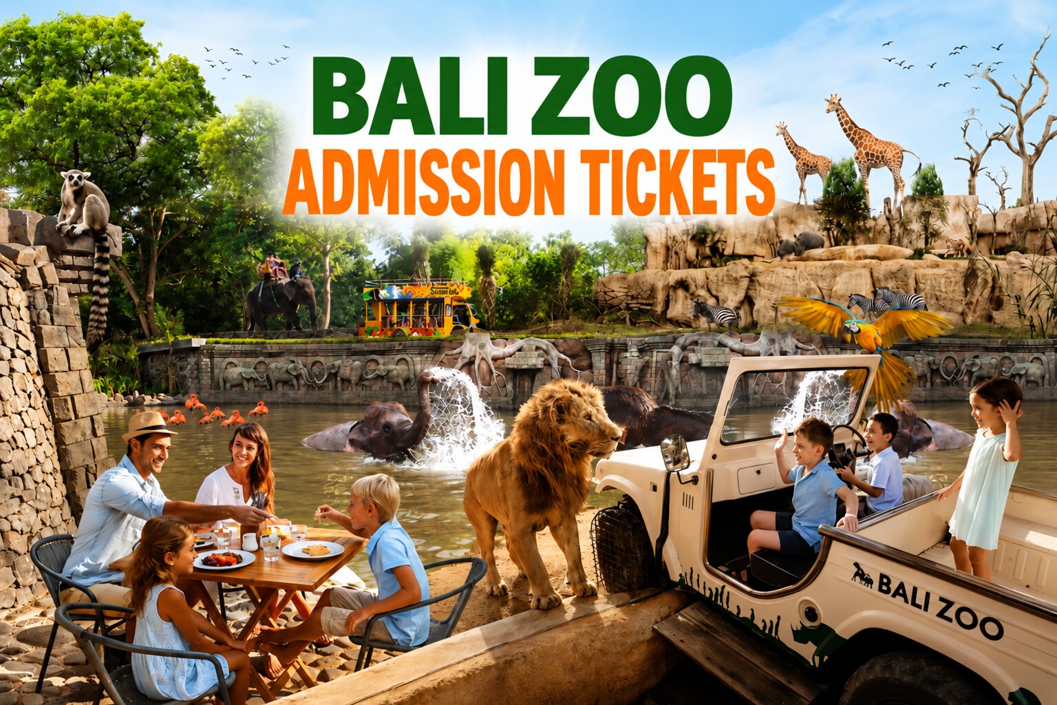 Bali Zoo with Private Transfers