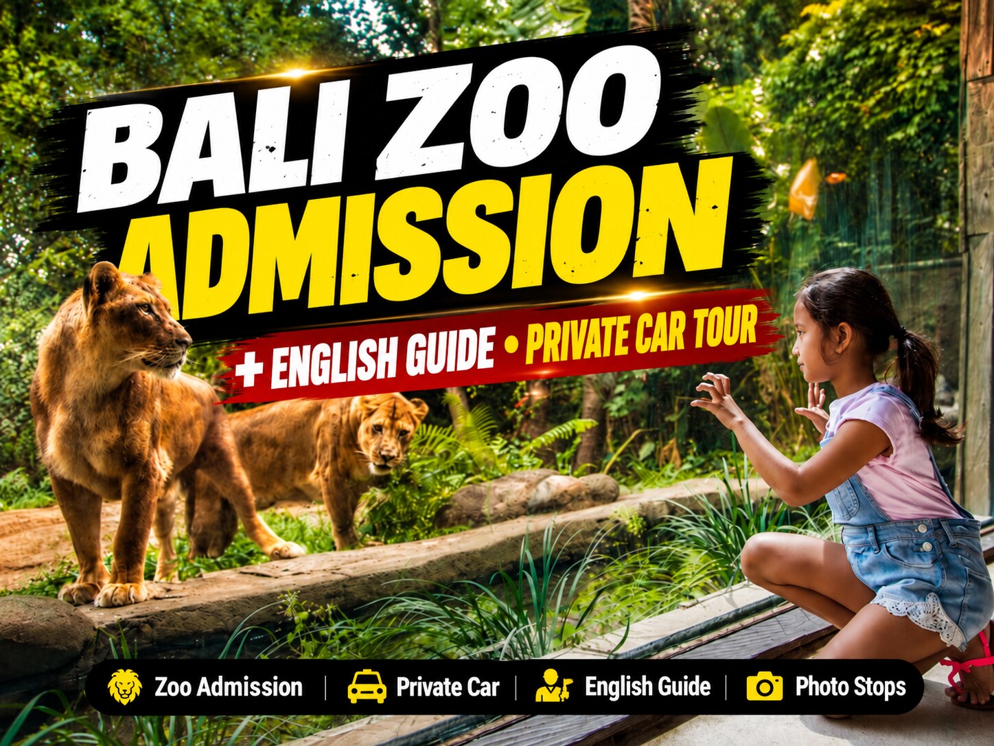 Bali Zoo & Private Car Tour