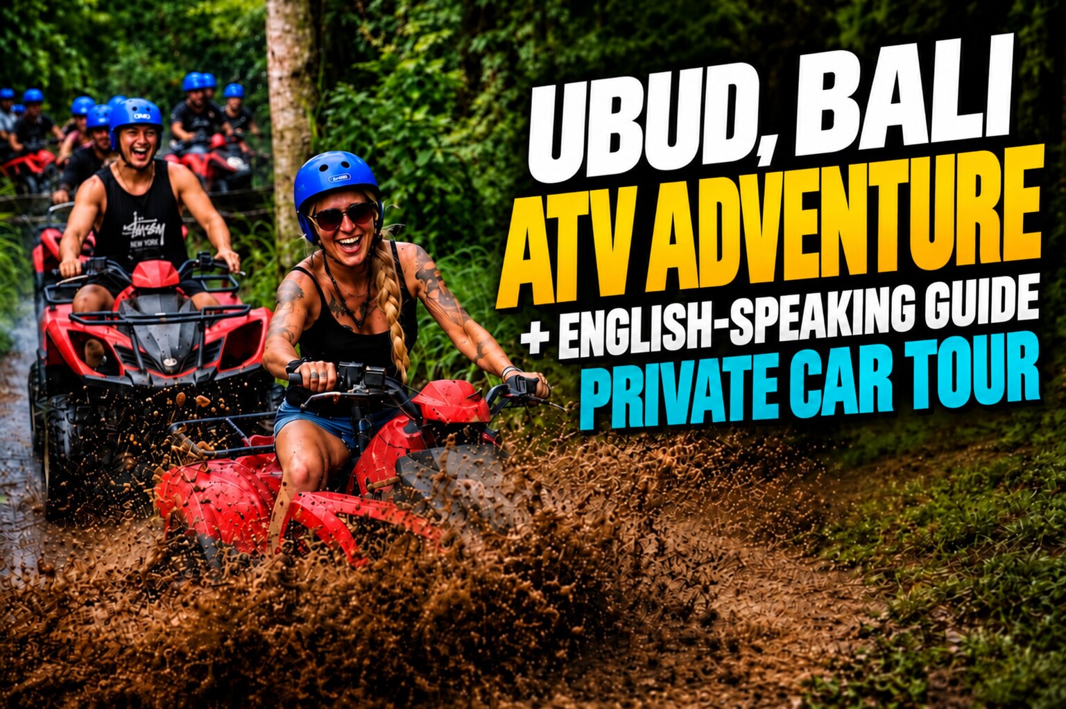 Ubud ATV & Private Car Tour