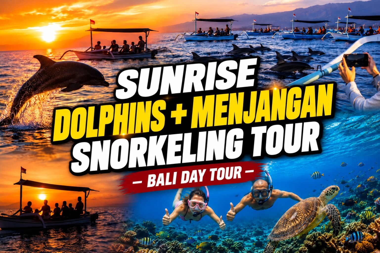 Lovina Dolphins & Menjangan Snorkeling