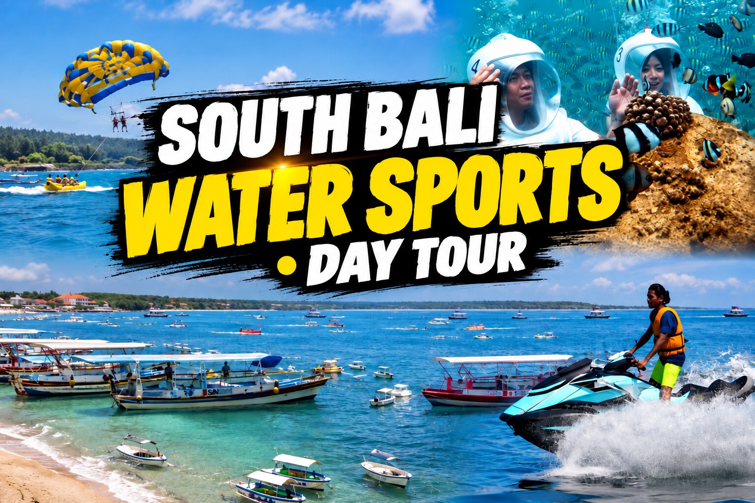 South Bali Water Sports & Sightseeing Tour