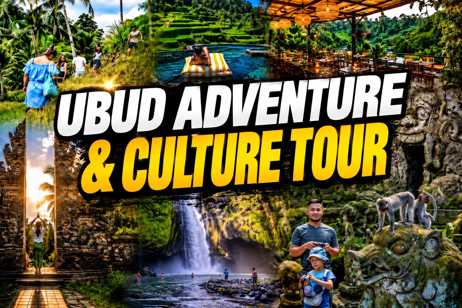 Ubud Adventure & Culture Day Tour