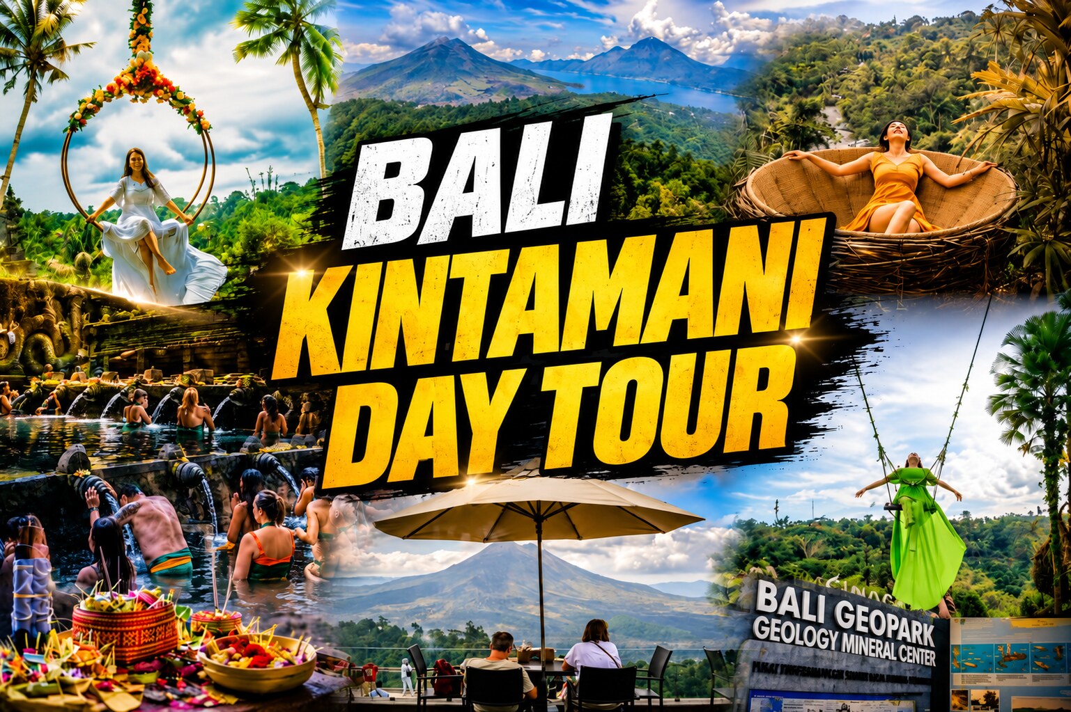 Kintamani Volcano View & Ubud Day Tour