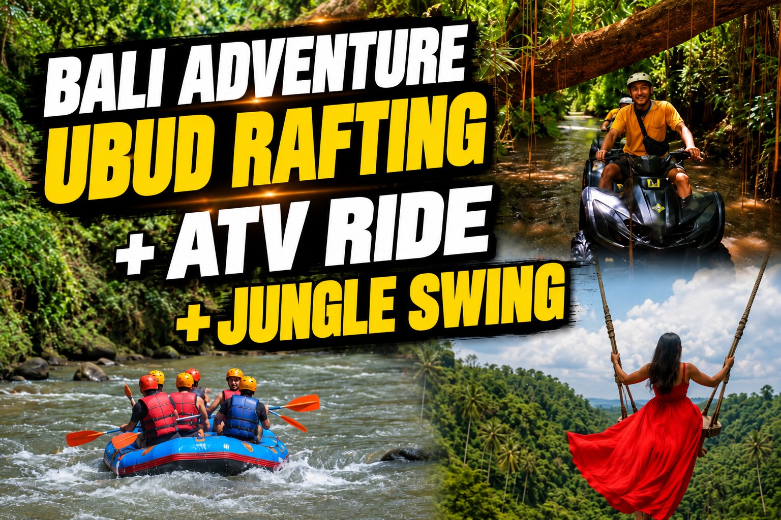 Ubud Rafting, ATV & Jungle Swing