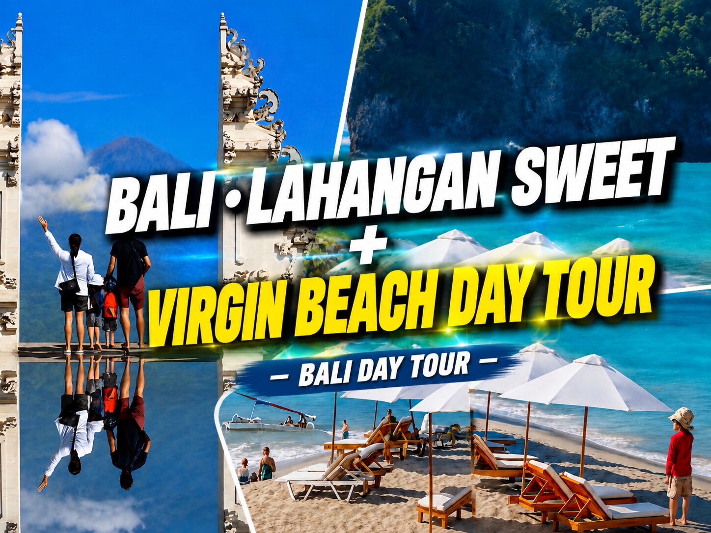 Lahangan Sweet, Virgin Beach & Waterfall