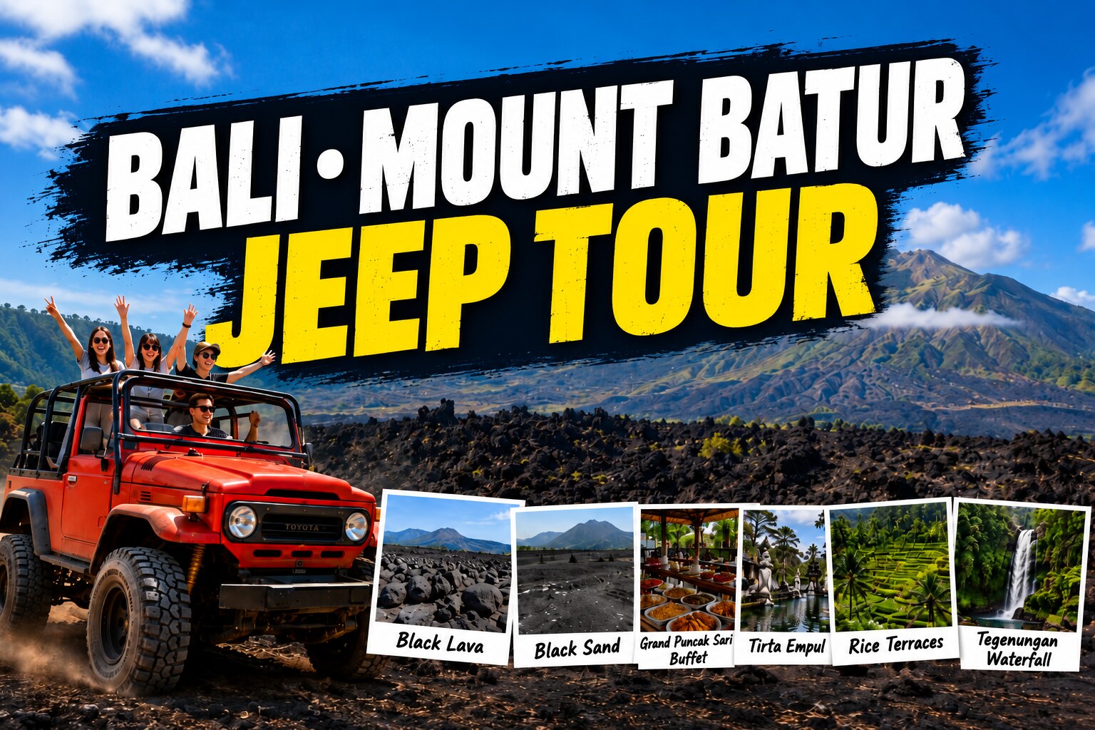 Mount Batur Black Lava Jeep Tour