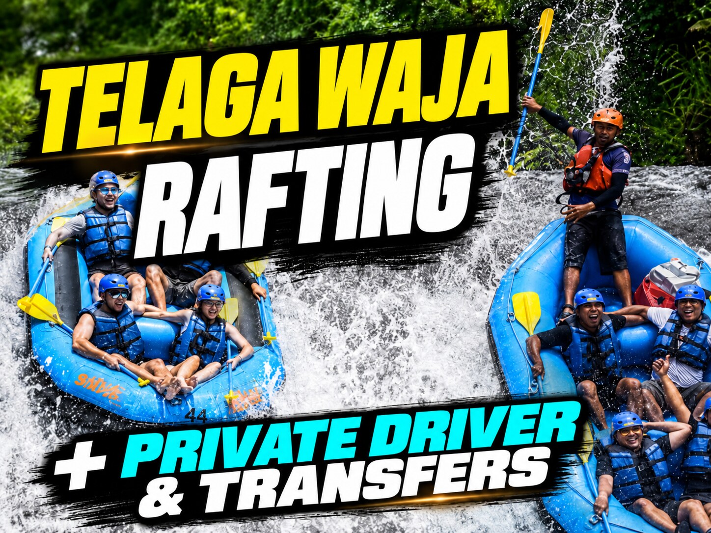 Telaga Waja Rafting with Private Transfers