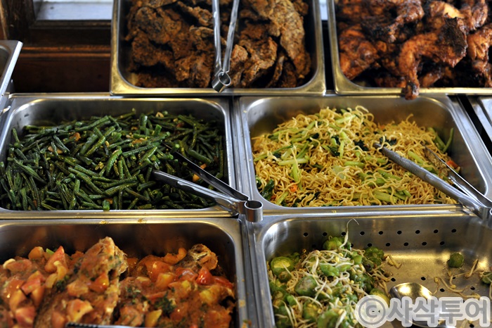Selection of vegetables and side dishes
