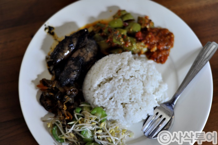 Rice plate from the original visit