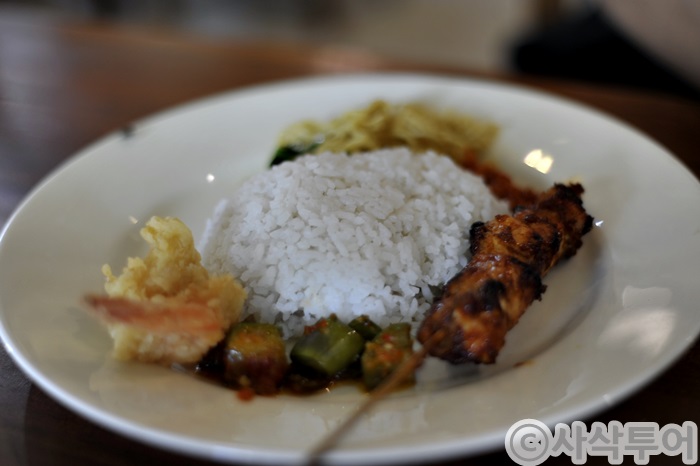 Another meal selected from the counter