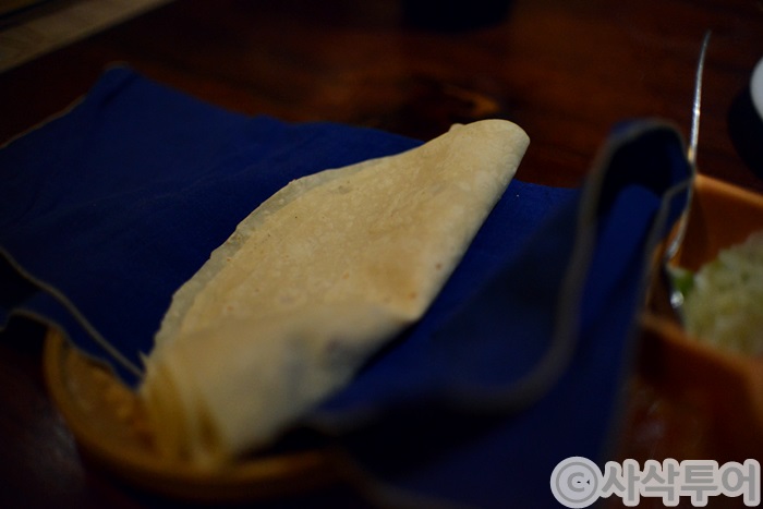 Fresh tortilla preparation