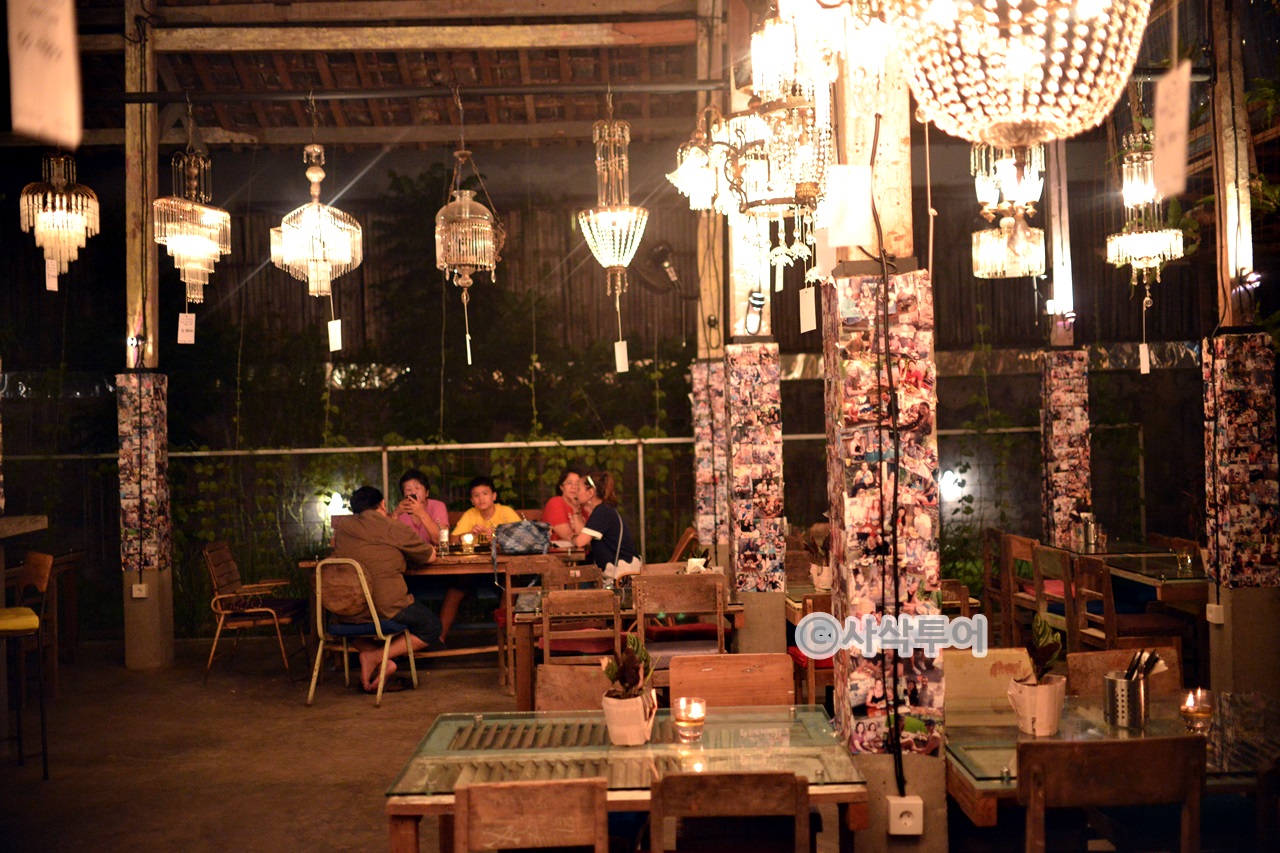 Tables inside My Warung