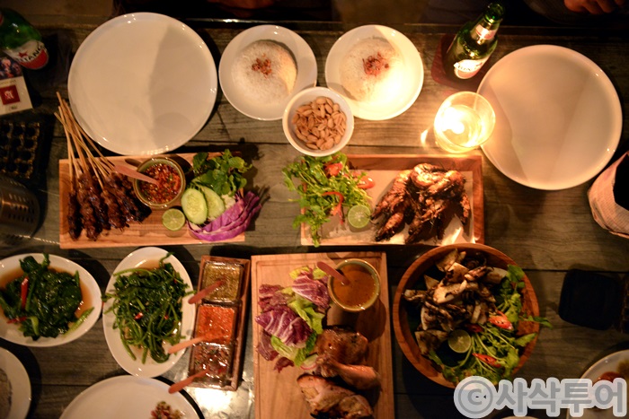 Shared table spread