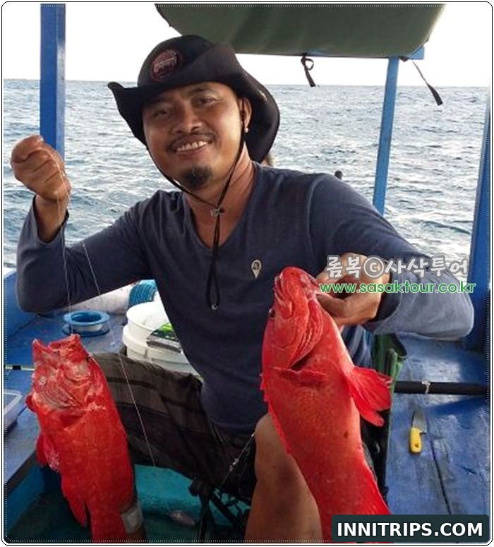 Catch photos and return · Lombok fishing photo 24