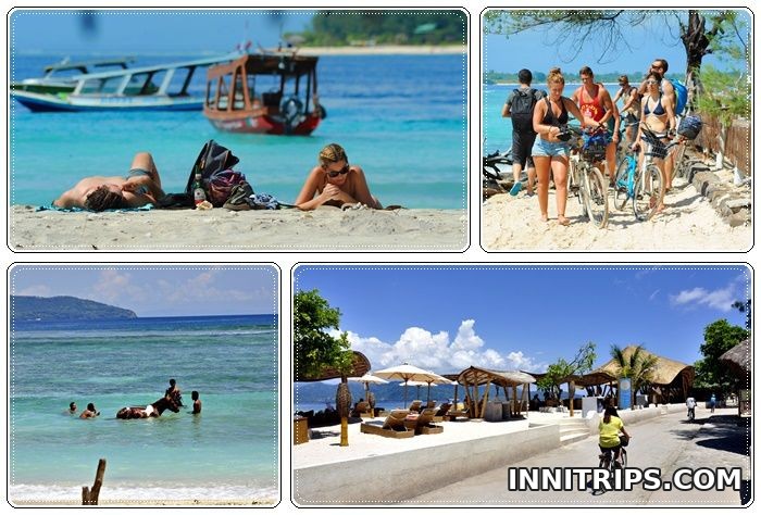 Bicycle rental and island photos · Gili Trawangan tour photo 4