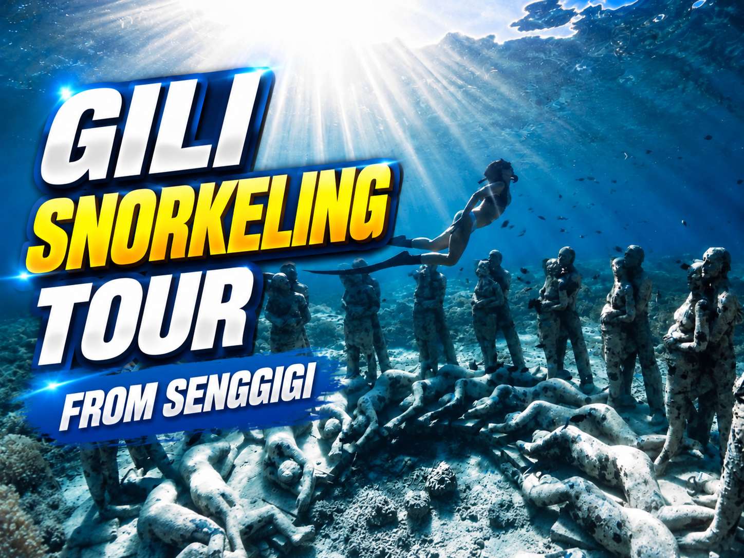 Gili Islands Snorkeling & Turtle Spot Tour from Lombok · English tour cover