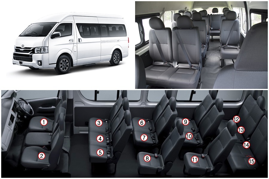 Toyota Hiace vehicle and interior