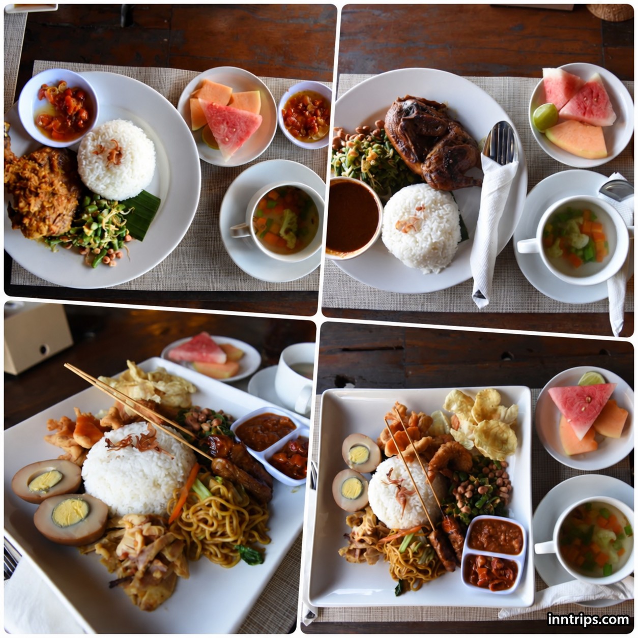 A relaxed garden restaurant stop