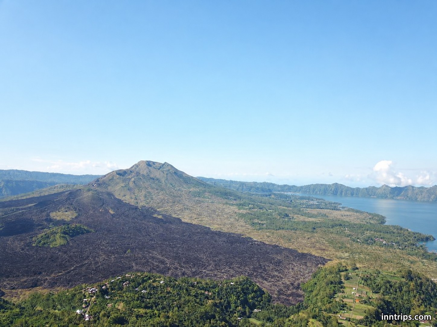 A wide view across Mount Batur