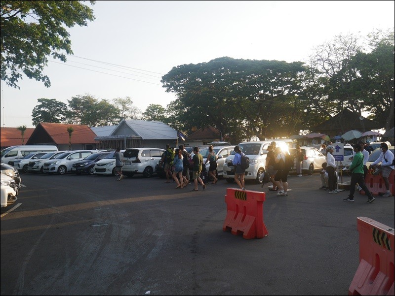 Morning arrival near Sanur harbour