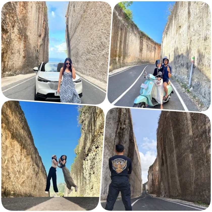 Photo views along Batu Barak’s cliff corridor