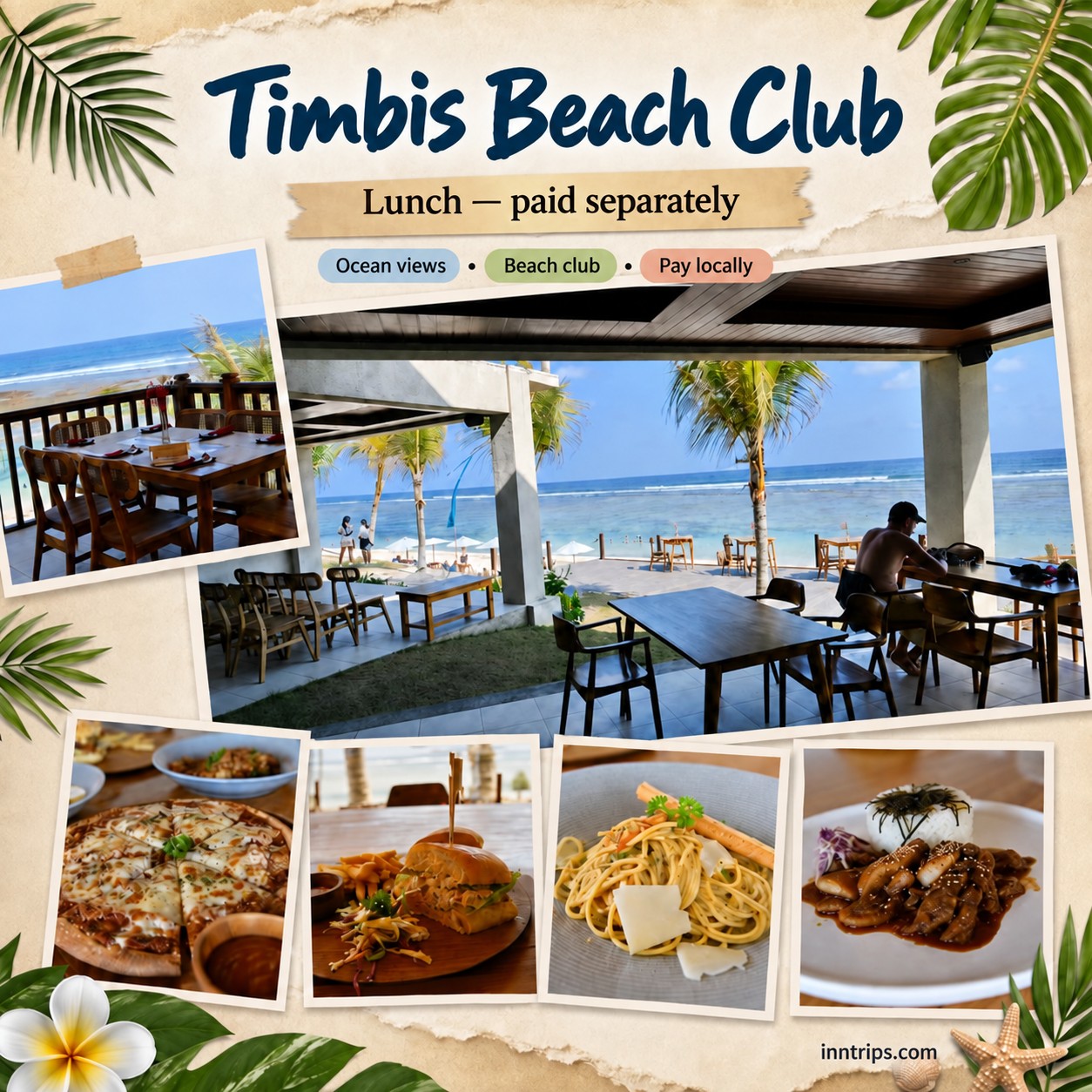 Choose lunch beside the sea