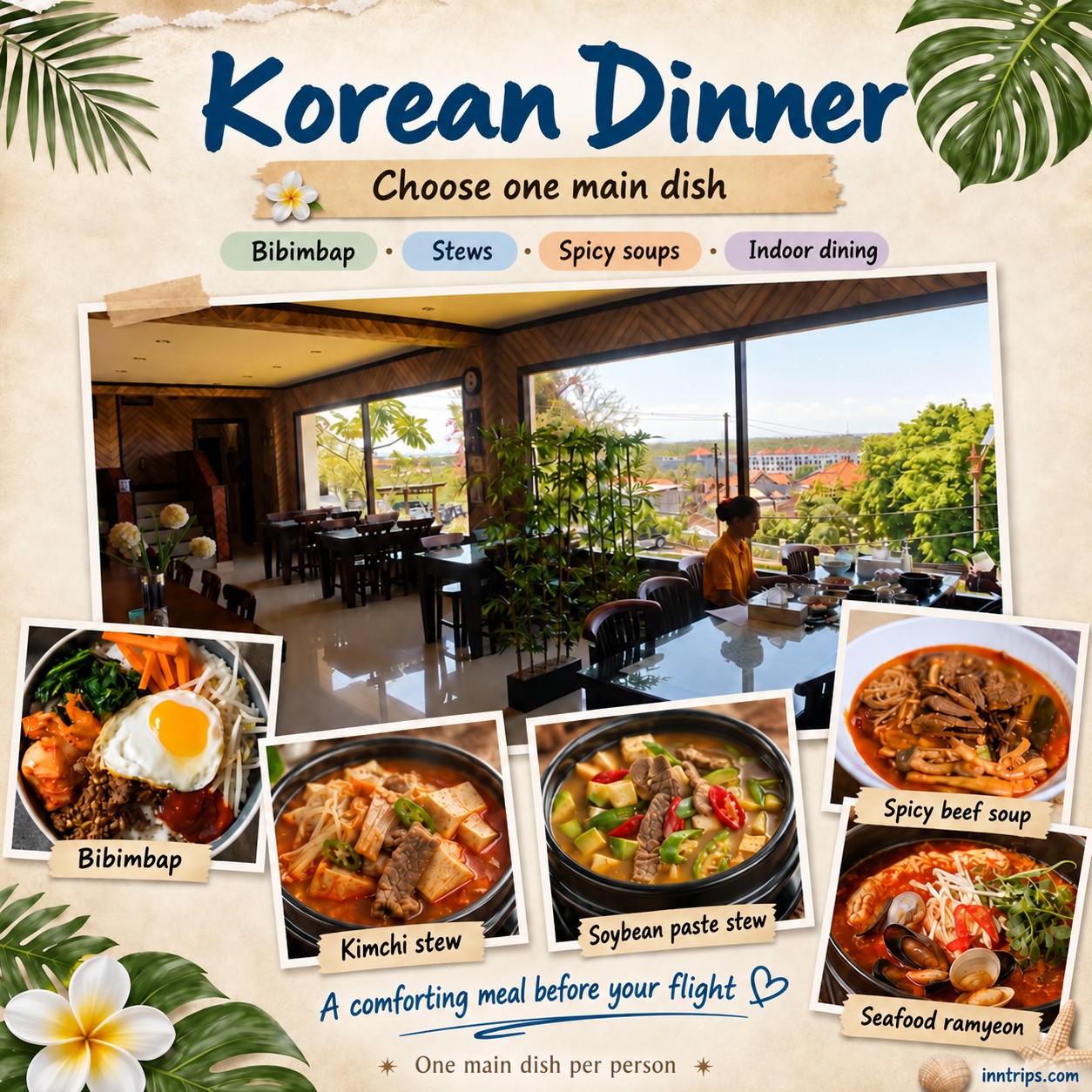 A comforting Korean meal