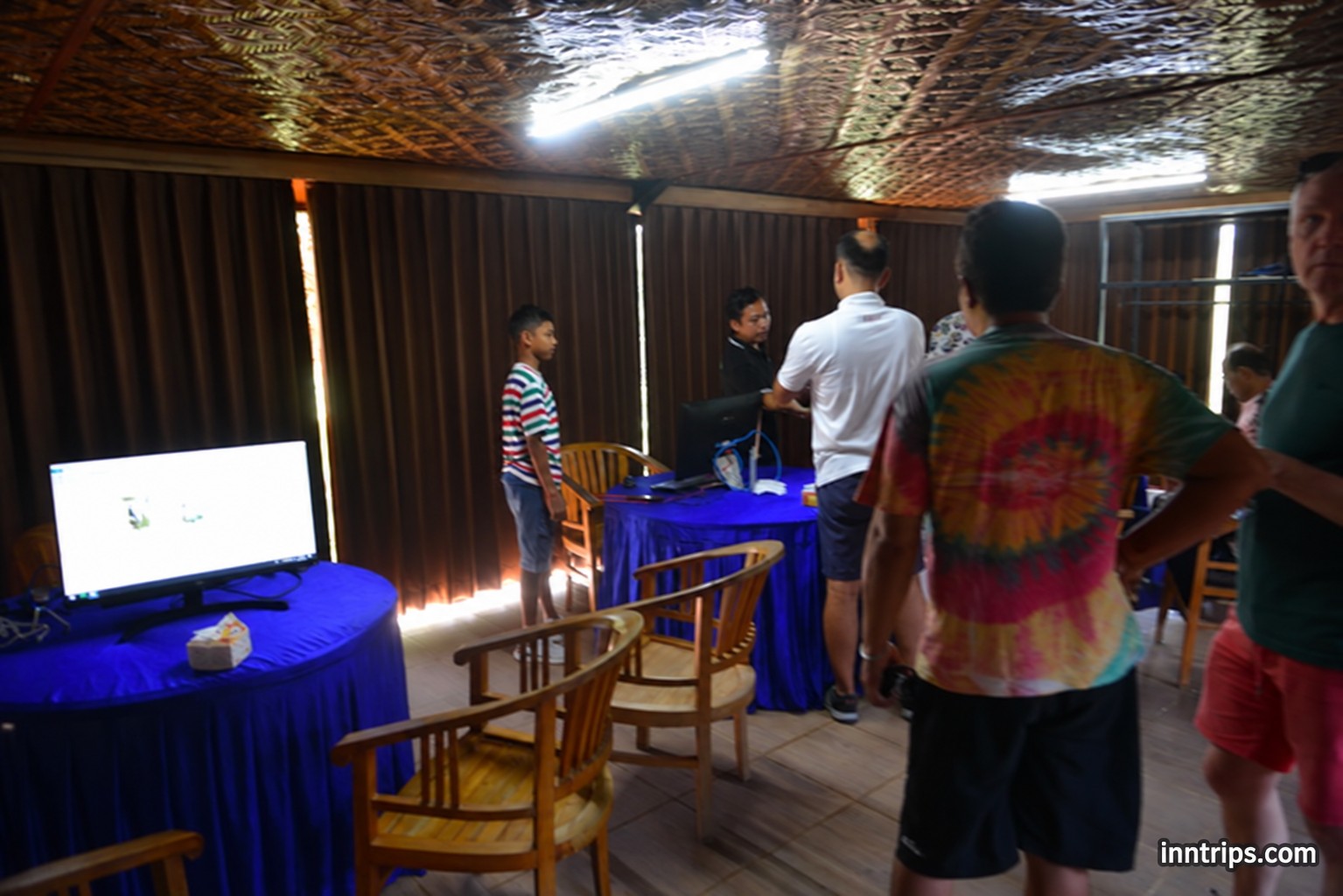 Optional photo viewing and purchase area