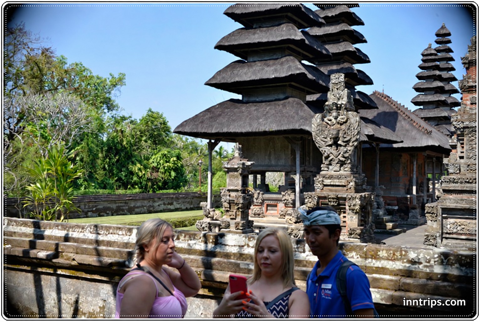 Tiered shrines and peaceful gardens