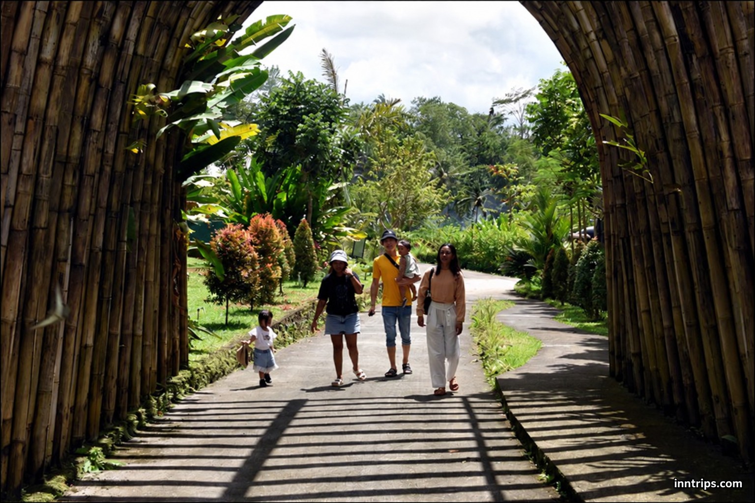 Explore the leafy wildlife park together