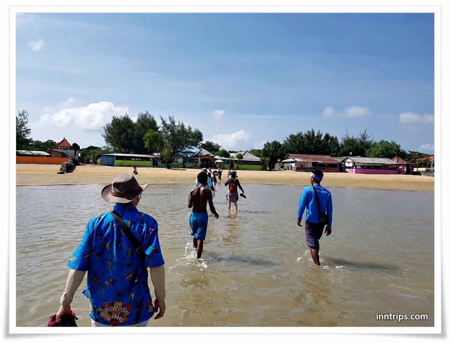 Walking ashore at Turtle Island