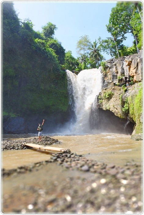 Tegenungan Waterfall and its surrounding greenery
