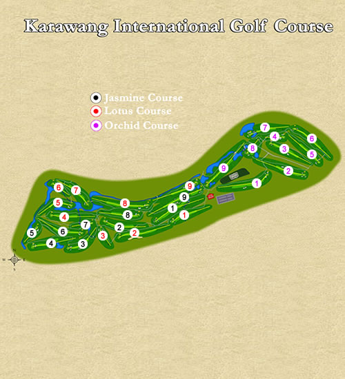 LotusLakes Golf Club — original course layout