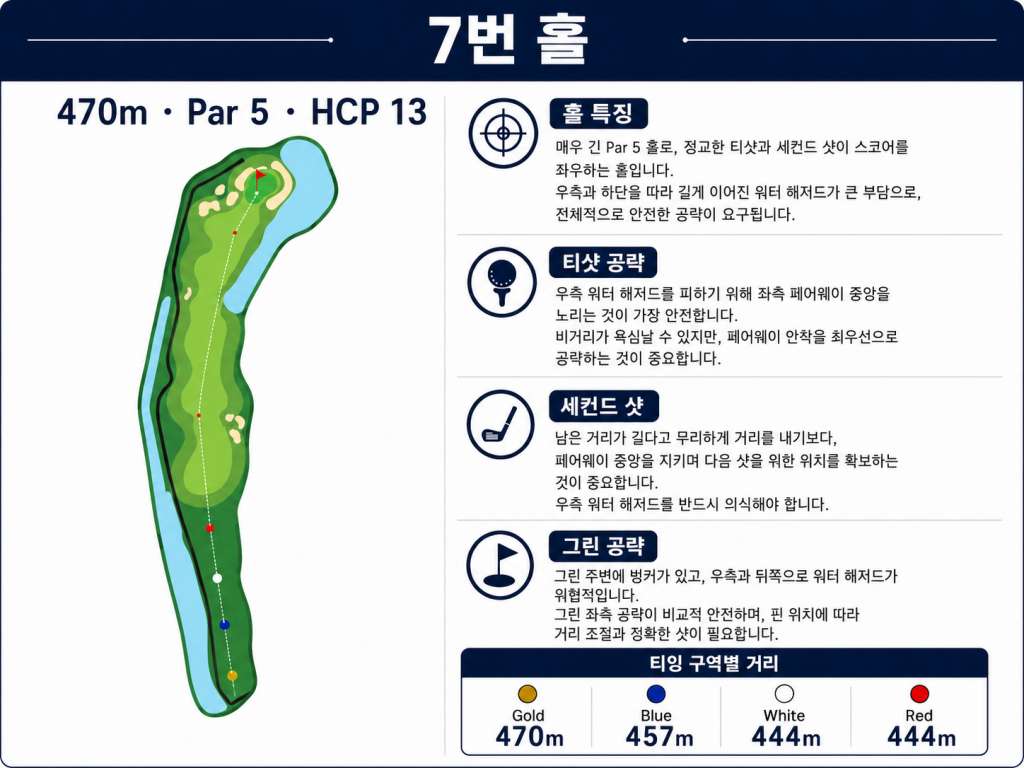 Jababeka Golf & Country Club — Hole 7 (original diagram)