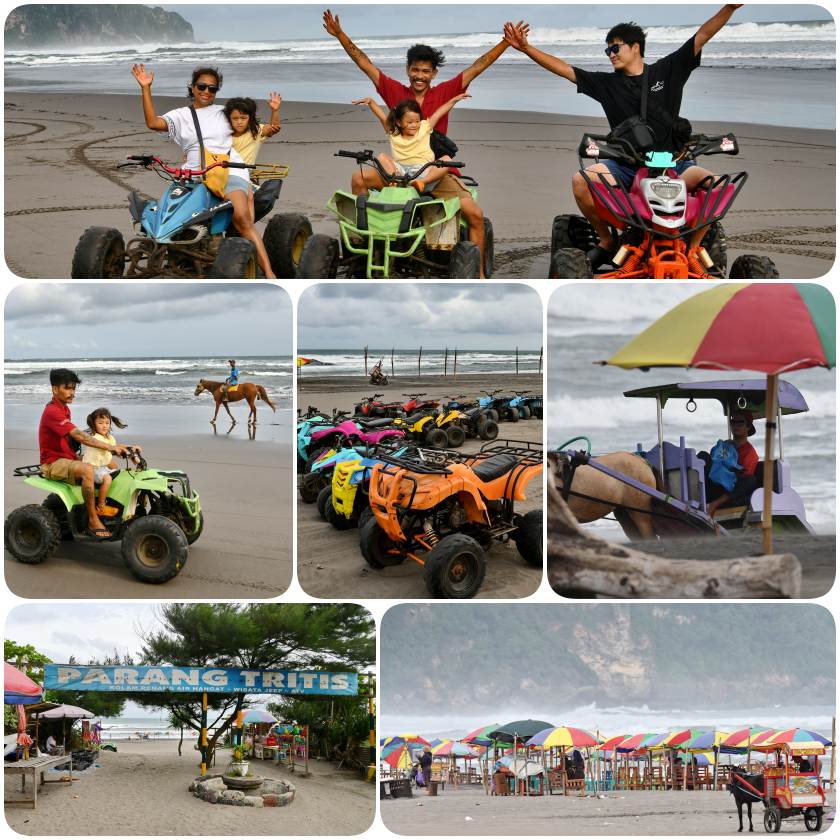 Parangtritis Beach · ATV or horse carriage — Yogyakarta tour photo
