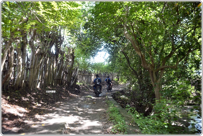 Diwu Mba’i Waterfall — Moyo Island — island, landscape and visitor photographs 2