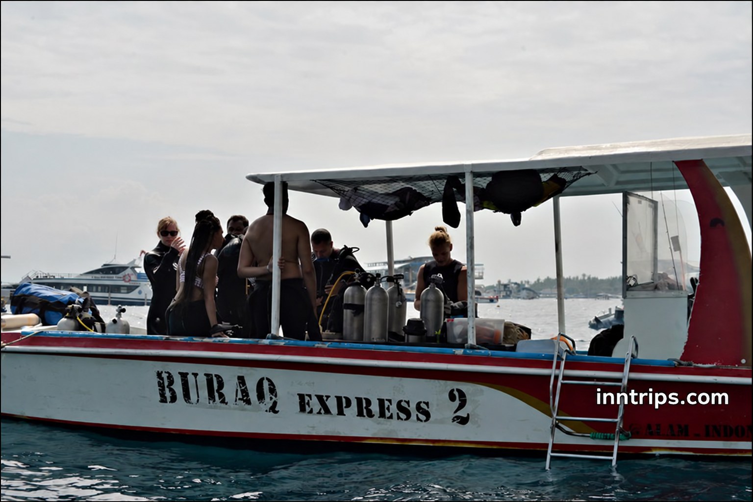 Meet your dive boat at Nusa Penida