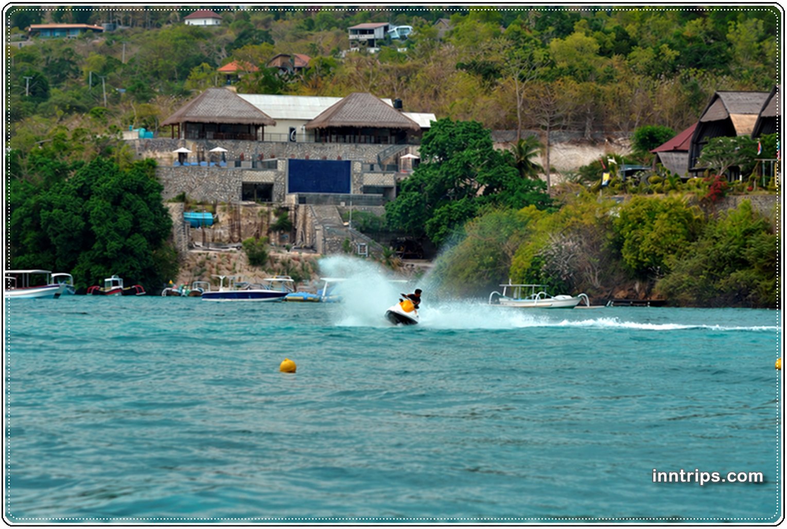 Jet ski available as a paid optional activity