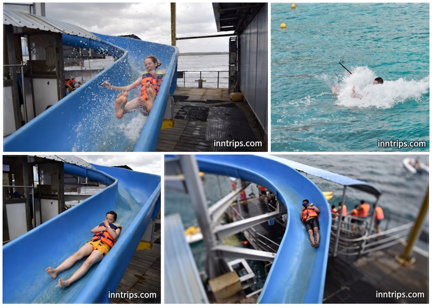 Quicksilver pontoon waterslide and water activities