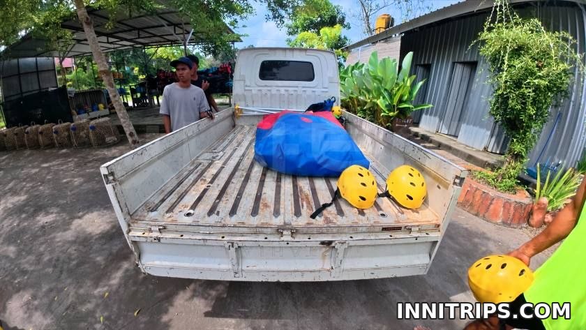 Transfer to the river start · rafting photo 8