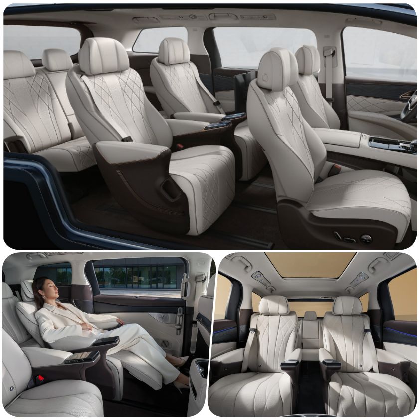 DENZA 9 vehicle and interior