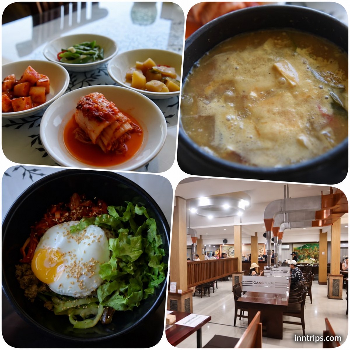 Korean lunch at Gangnam Restaurant in Bali