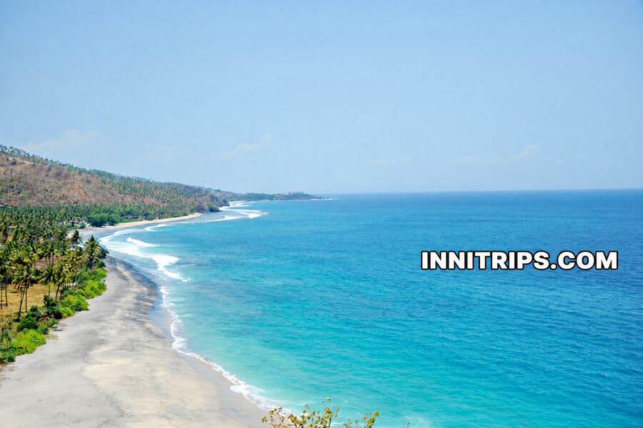 Hotel pickup and Pantai Tebing · North Lombok waterfall tour photo 1