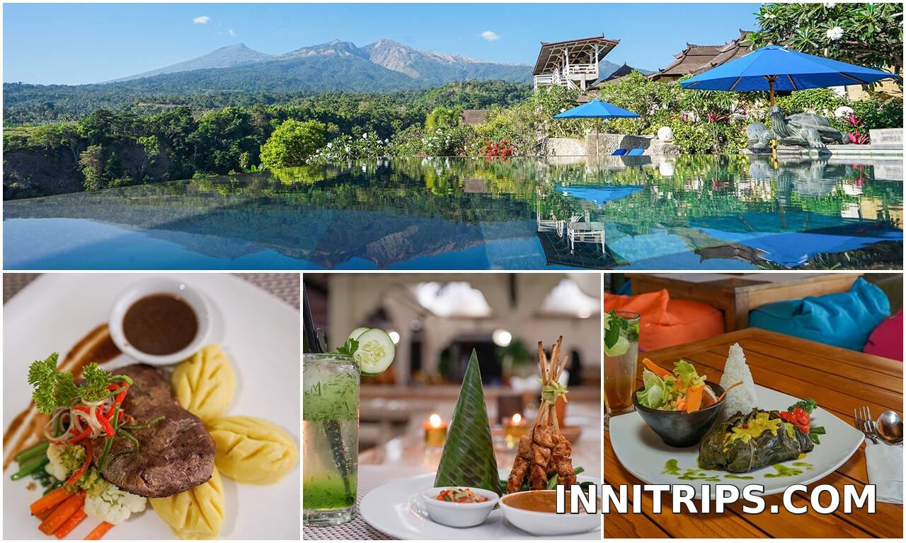 Lunch with a Rinjani view and return · North Lombok waterfall tour photo 56